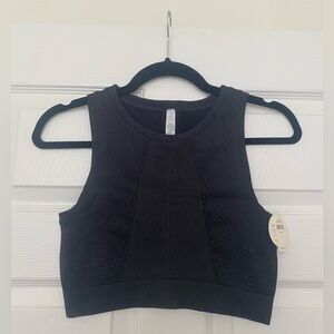 Offline by Aerie Women’s Long Line Sports Bra | Medium | Black